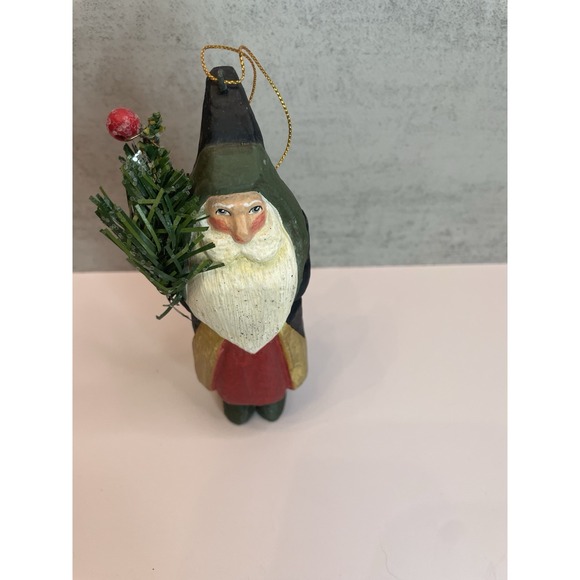 Vtg HOUSE OF HATTEN CHRISTMAS SANTA  CLAUSE FIGURINE  Ornament 1995 - Picture 4 of 8